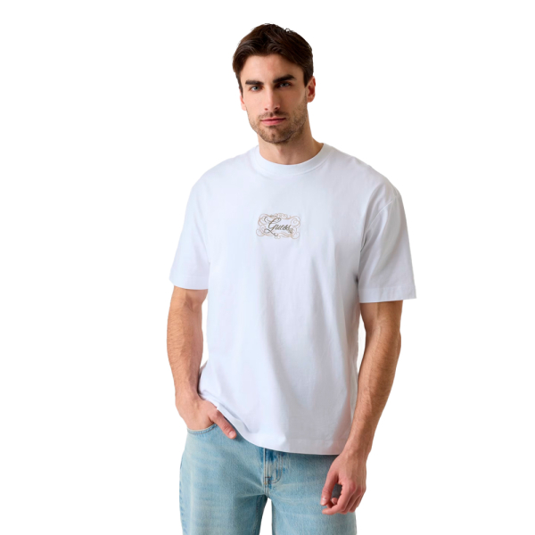 Guess T-shirts Blanc - T-shirt avec logo brod - XL - Ref 45 €